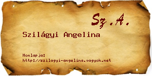 Szilágyi Angelina névjegykártya